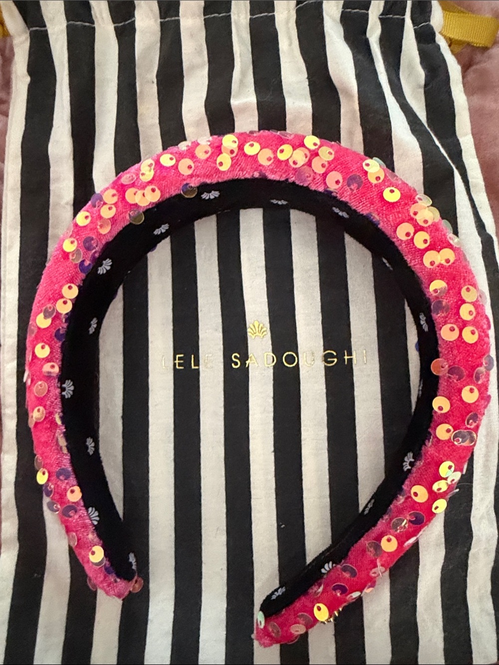 Lele Sadoughi Alice Sequin Headband